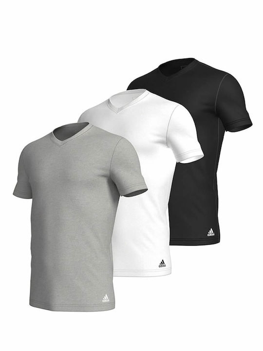 Adidas Herren Unterhemden in Mehrfarbig Farbe 3Packung