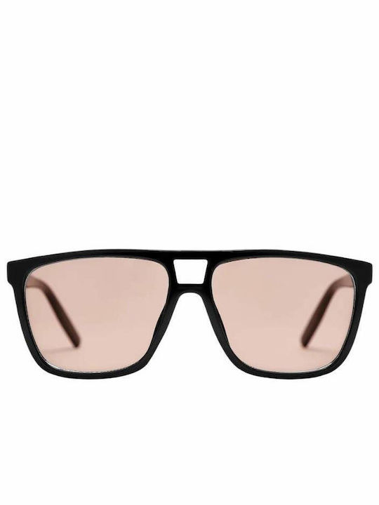 Chpo Sunglasses with Black Plastic Frame and Brown Lens 16134JB