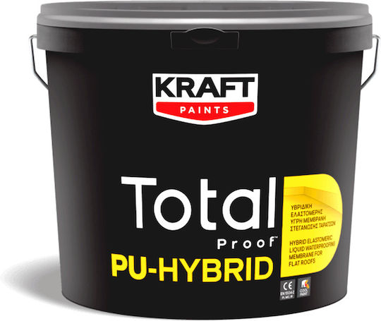 Kraft Total Proof Pu-hybrid Επαλειφόμενο Στεγανωτικό 10lt Λευκό