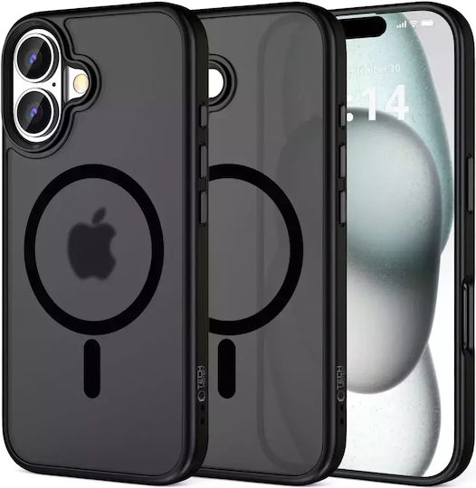 Tech-Protect Magmat Magsafe Back Cover Πλαστικό 2mm Matte Black (iPhone 16 Plus)