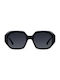 Meller Makena Sunglasses with Black Plastic Frame and Black Polarized Lens MK3-TUTCAR