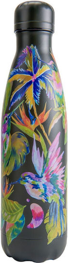 Chilly's Seria Tropical Sticlă Termos Oțel Inoxidabil Fără BPA 500ml Tropical Midnight Jungle