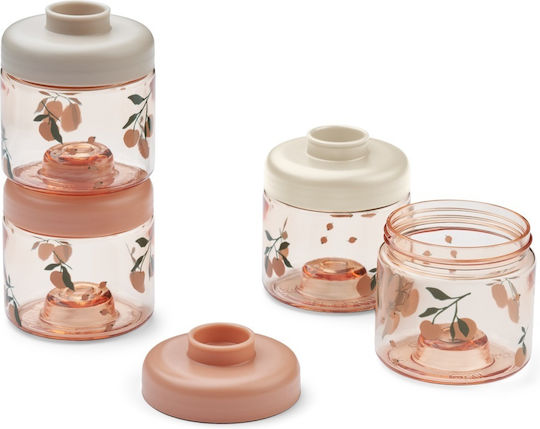 Liewood Dominique Food Storage Containers Peach Sea Shell 4 pcs