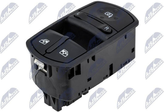 NTY Car Window Switch for Opel Corsa Black