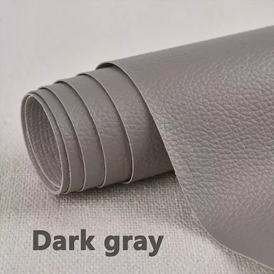 Self-Adhesive Leatherette Patch 0.70x1m Grey