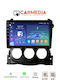 Carmedia Auto-Audiosystem für Nissan 370Z 2009-2012 (Bluetooth/USB/AUX/WiFi/GPS/Apple-Carplay/Android-Auto) mit Touchscreen 9.5"