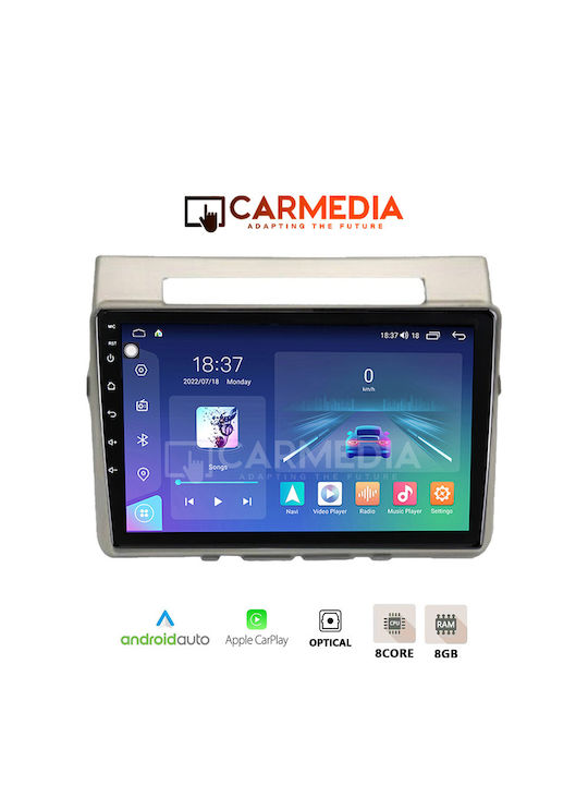 Carmedia Car Audio System for Toyota Corolla Verso 2004-2009 (Bluetooth/USB/AUX/WiFi/GPS/Apple-Carplay/Android-Auto) with Touch Screen 9.5"