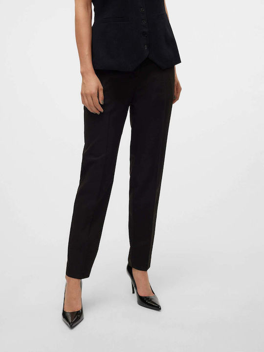 Vero Moda Nila Damen Stoff Hose in Tapered Schn...