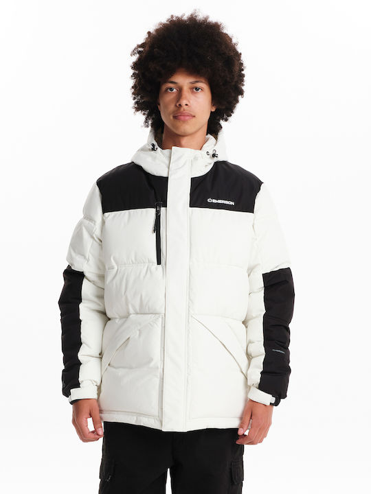 Emerson Μπουφάν Puffer White/Black