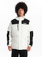 Winter Jacket Puffer White/Black