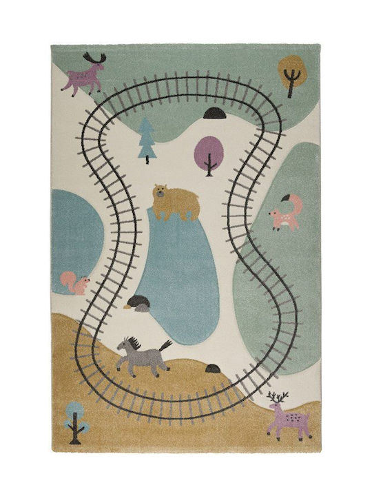 Viokarpet Yolo Kids Rug Verde 140x200cm