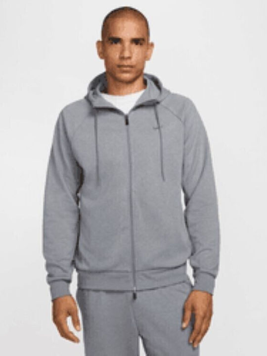 Primary Fz Hoodie Dri-Fit Ζακέτα Γκρι