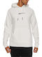 Sweatshirt with Hood White