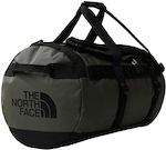 The North Face Base Camp Duffel Medium Σακ Βουαγιάζ 71lt Πράσινο Υφασμάτινο Μ64.5xΠ35.5xΥ35.5εκ.