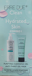 Erre Due Clean Hydrated Combo 1 Purifying Cleansing Gel Anti-thirst Gel