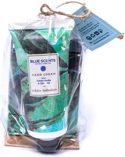 Blue Scents Mini Gift Set White Infusion Κρέμα Χεριών 75ml & Luxury Σαπούνι 135gr