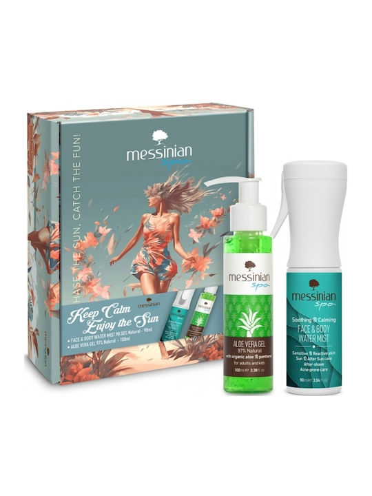 Messinian Spa Promo Face & Body Water Mist Σπρέι Προσώπου & Σώματος 90ml & Aloe Vera Gel 100ml
