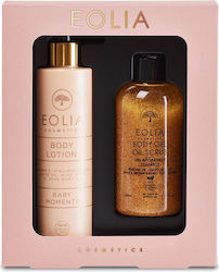 Cutie Cadou Eolia Cosmetics Loțiune de Corp Momente pentru Bebeluși & Gel de Corp Scrub cu Ulei Orhidee de Aur Cutie Cadou Eolia Cosmetics Loțiune de Corp Momente pentru Bebeluși & Gel de Corp Scrub cu Ulei Orhidee de Aur