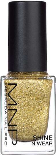 Mesauda Milano Shine N'wear Glossy Nagellack Lang anhaltende 269 Golden Moon 10ml