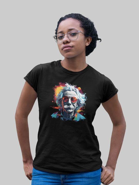 Tricou Negru Albert Einstein W