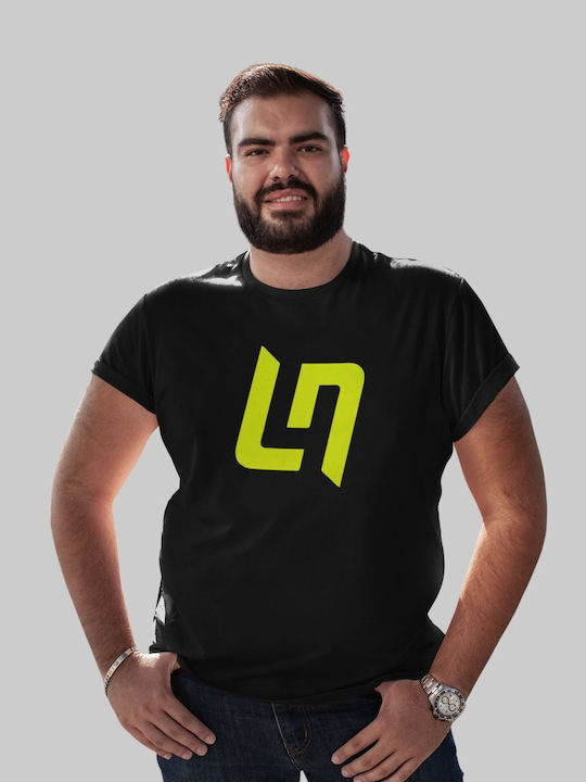 Lando Norris Logo Übergröße T-Shirt Schwarz