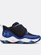 Gs Zone Bb 2 Kids Sports Shoes Basketball with Hoop & Loop Closure Blue
