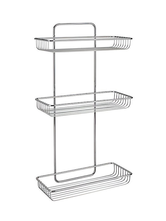 Chios Hellas Wall Mounted Bathroom Shelf Inox