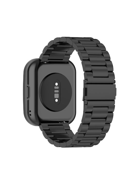 Λουράκι Ανοξείδωτο Ατσάλι Μαύρο (Huawei Watch 4Amazfit Bip 5)