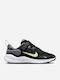 Revolution Revolution 7 Kids Sports Shoes Running with Hoop & Loop Closure Black