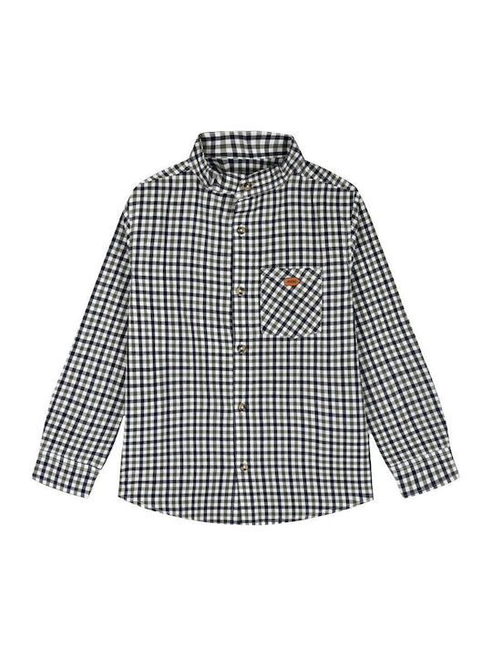 Kids Checked Shirt Long Sleeve Multicolour