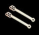 Yamaha Lowering Links Μοτοσυκλέτας Yamaha XT660Z Tenere in Silver Color 515300