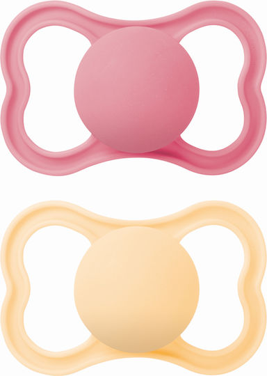 Mam Pacifiers Silicone Supreme Fuchsia-Orange for 6-16 months 2pcs