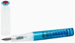 Twsbi Go Spring Load Mechanism Fountain Sapphire Calligraphy Pen Broad Blue