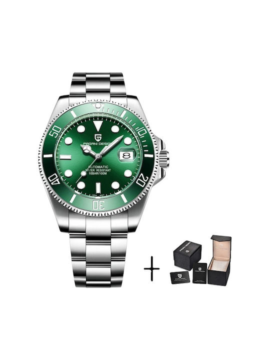Luxury Mechanical Watch Ceramic Bezel Sapphire Glass Green Seiko Nh35 Movement Skroutz.gr