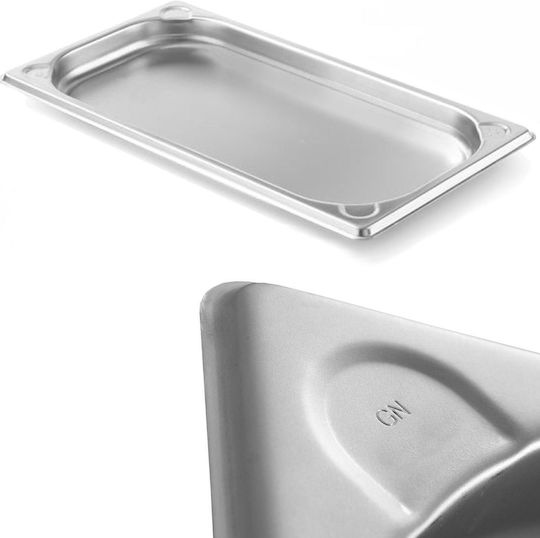 Gn 1/3 Steel Container Kitchen Line Height 40 Mm Hendi 806418