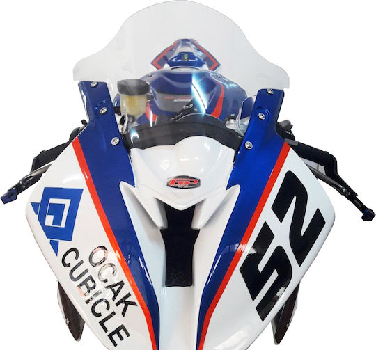 GP Kompozit Motorcycle Windshield & Windscreen Transparent Visor for BMW S1000RR 031704119