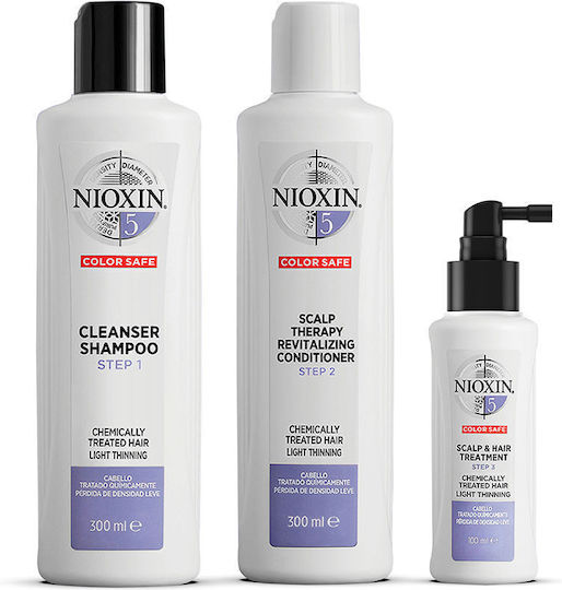 Nioxin System 5 Kit Treatment Weakened Chemically Treated Hair