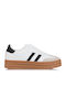 Γυναικεία Flatforms Sneakers Λευκά