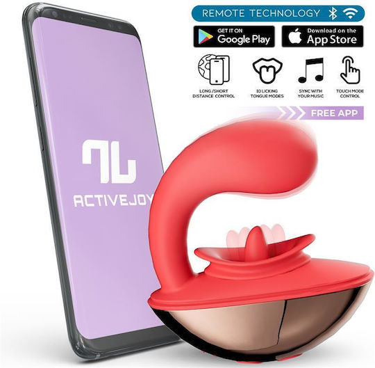 Rondy Vibratoren Lickende Zunge Stimulator Doppelter Vibrator mit  Fernbedienung Rote | Skroutz Germany
