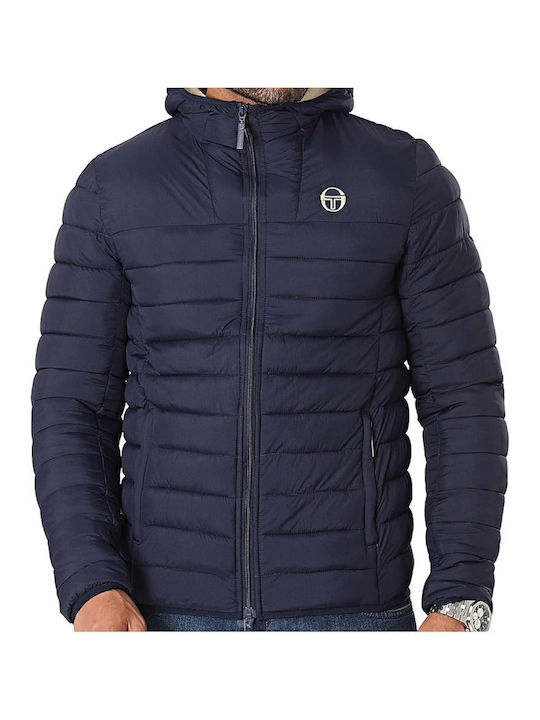 Sergio Tacchini Herren Winter Jacke Puffer Nav/hum