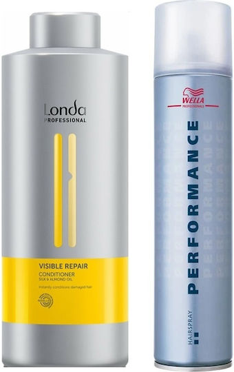 Londa Professional Visible Repair Seturi Pentru Par & Styling Reconstrucție Și Hrană Pentru Păr Deteriorat Cu Balsam 2 Bucăți