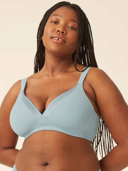 Naturana Bra without Underwire blue