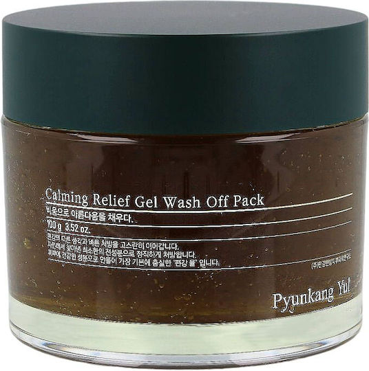 Pyunkang Yul Calming Relief Gel Wash Off Pack 100g Gel de mască pentru față