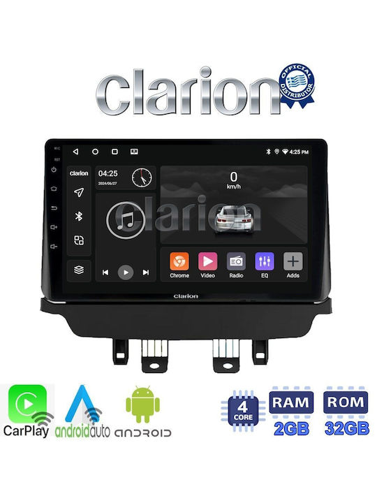 Clarion Auto-Audiosystem für Mazda CX-3 2014-2021 (Bluetooth/USB/WiFi/GPS/Apple-Carplay/Android-Auto) mit Touchscreen 9"