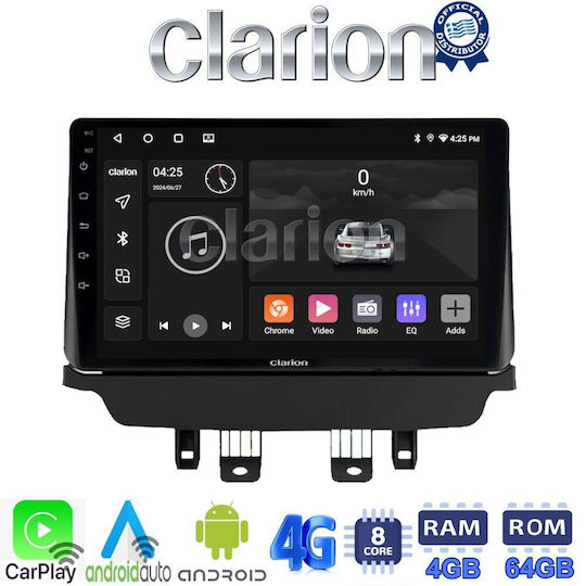 Clarion Автомобилна Аудио Система (Блутут/USB/WiFi/GPS/Apple-Carplay/Android-Auto) с Тъчскрийн 9"
