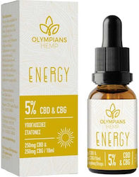 Energy 5% Broad Spectrum Cannabidiol Extract Olympianshemp 250mg CBD & 250mg CBG 10ml Olympians Hemp Energy 5% Broad Spectrum Cannabidiol Extract Olympianshemp 250mg CBD & 250mg CBG 10ml Olympians Hemp