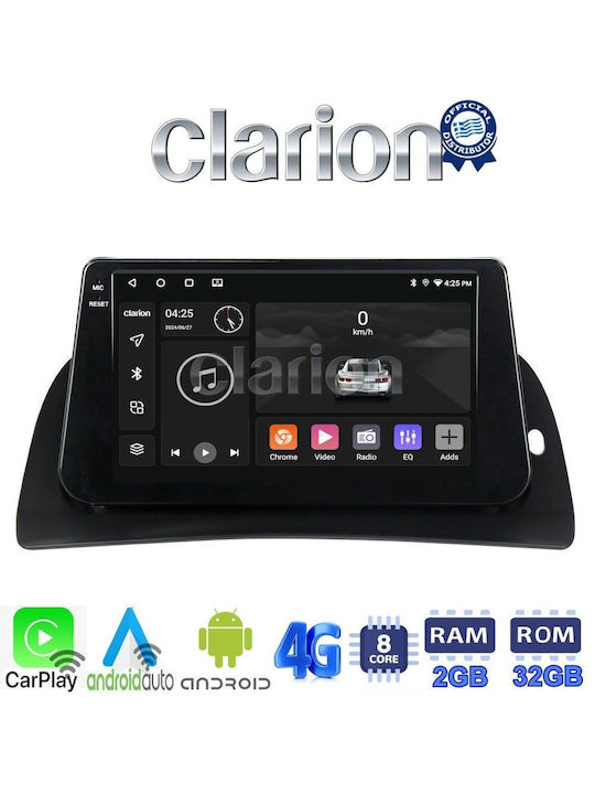 Clarion Car Audio System for Renault Kangoo 2011 > 2021 (Bluetooth/USB/WiFi/GPS/Apple-Carplay/Android-Auto) with Touch Screen 9"