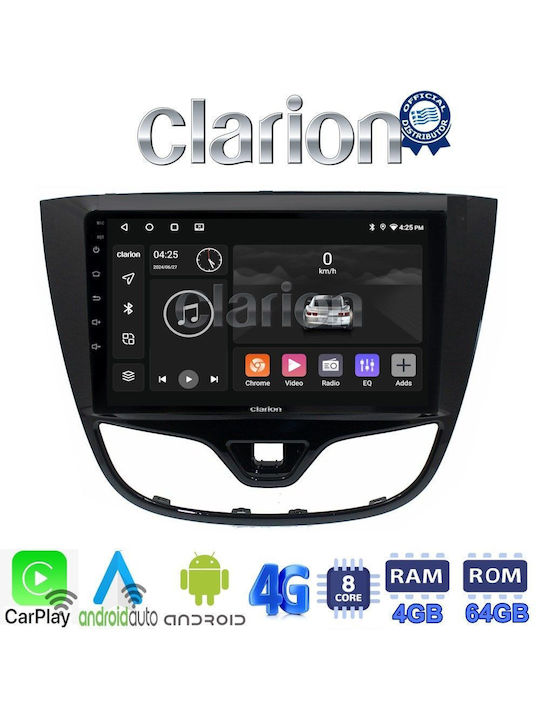 Clarion Sistem Audio Auto pentru Opel Karl 2014-2019 (Bluetooth/USB/WiFi/GPS/Apple-Carplay/Android-Auto) cu Ecran Tactil 9"