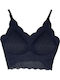 Rosa Junio Women's Bralette Bra Black