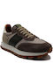 Perlamoda Herren Sneakers Taupe / Brown